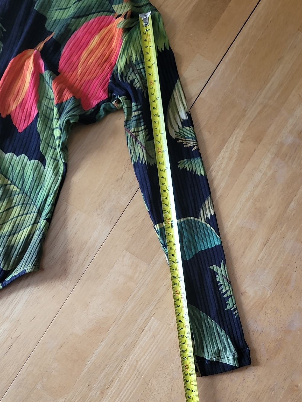 FARM Rio Cocoa Leaf Bodysuit Size S - Picture 12 of 16